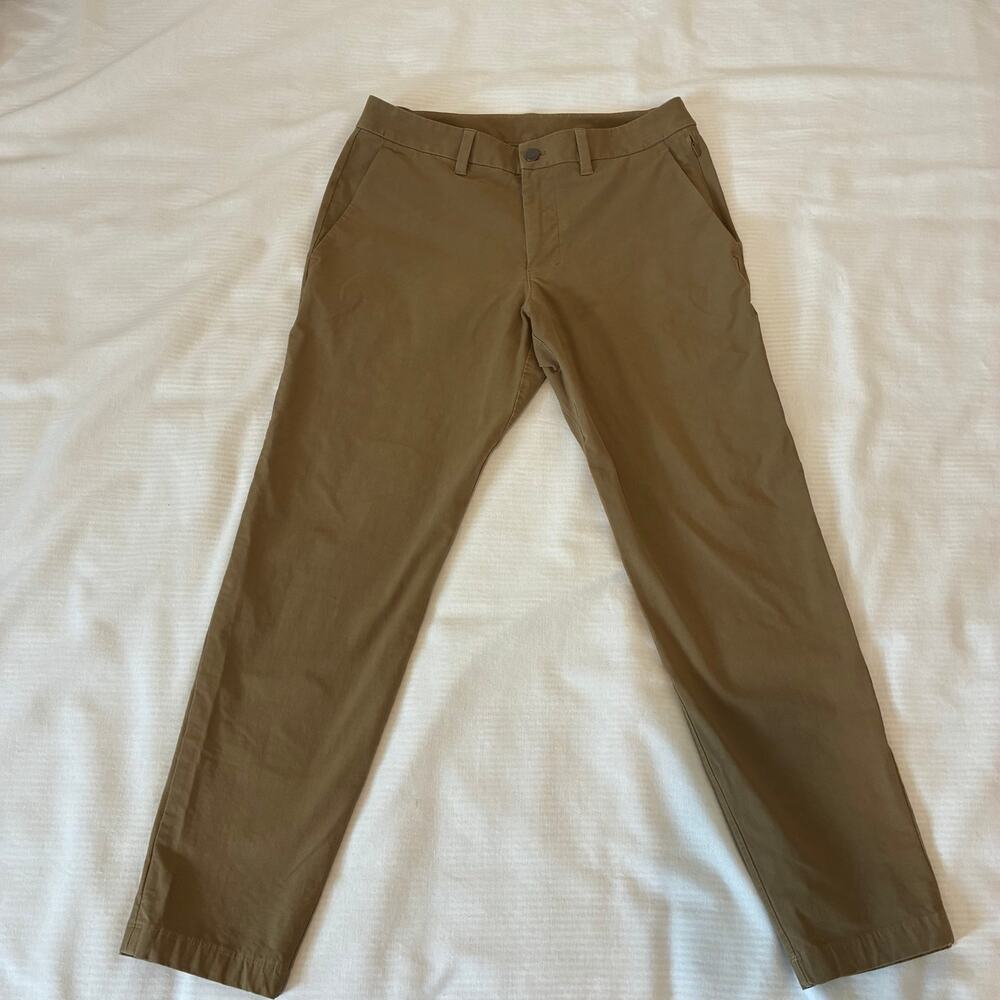 Lululemon ABC Slim Fit Trouser 30"L Mens 30 Stretch Cotton Versa Twill Artifact